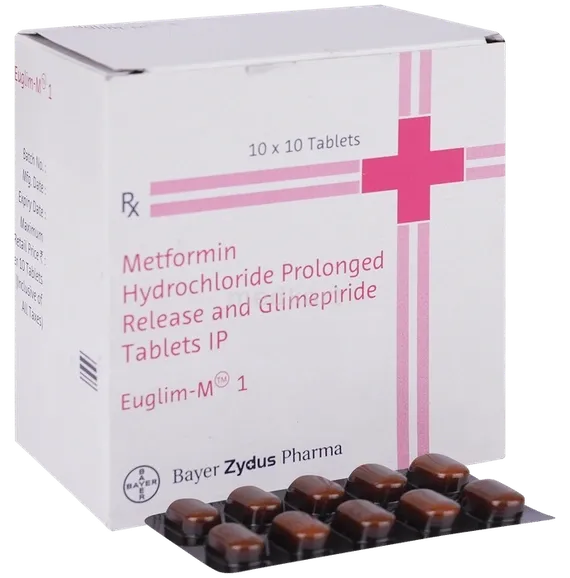 euglim m 1mg tablet 10's